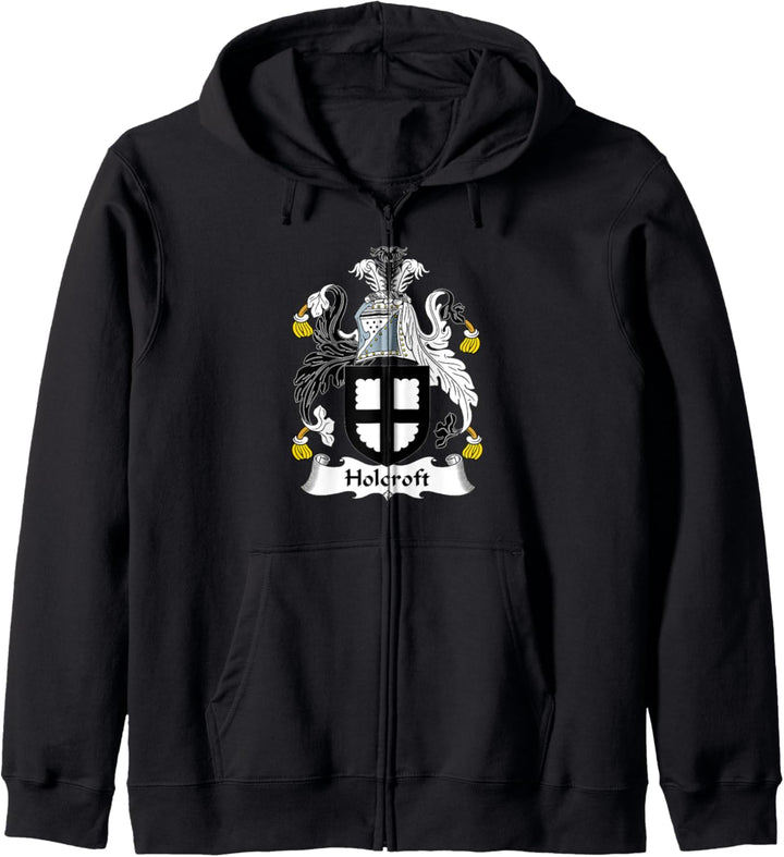 Holcroft Wappen - Familienwappen Kapuzenjacke