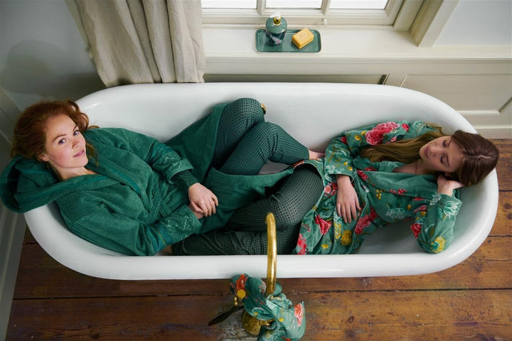 Pip Studio Bademantel Good Evening | grün - XXL XXL Grün, XXL Grün