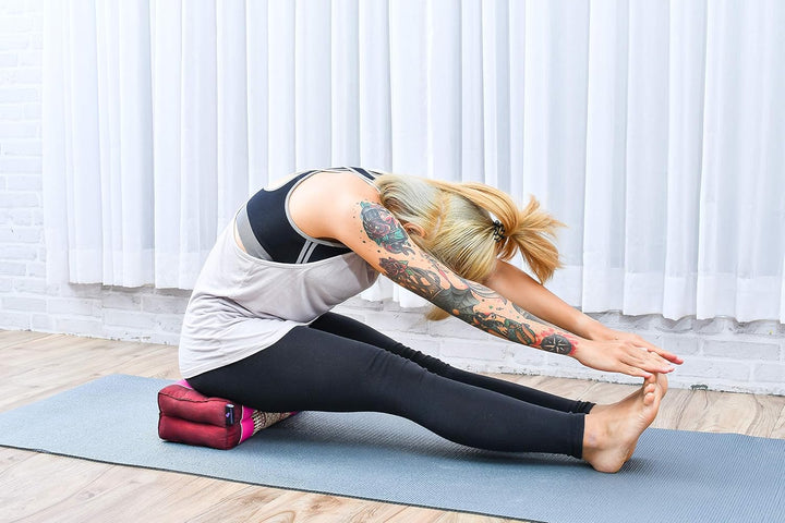 Leewadee Meditationskissen Yogakissen Yoga Block Yoga Zubehör Yoga Klotz Yoga Kissen Ökologisches Na