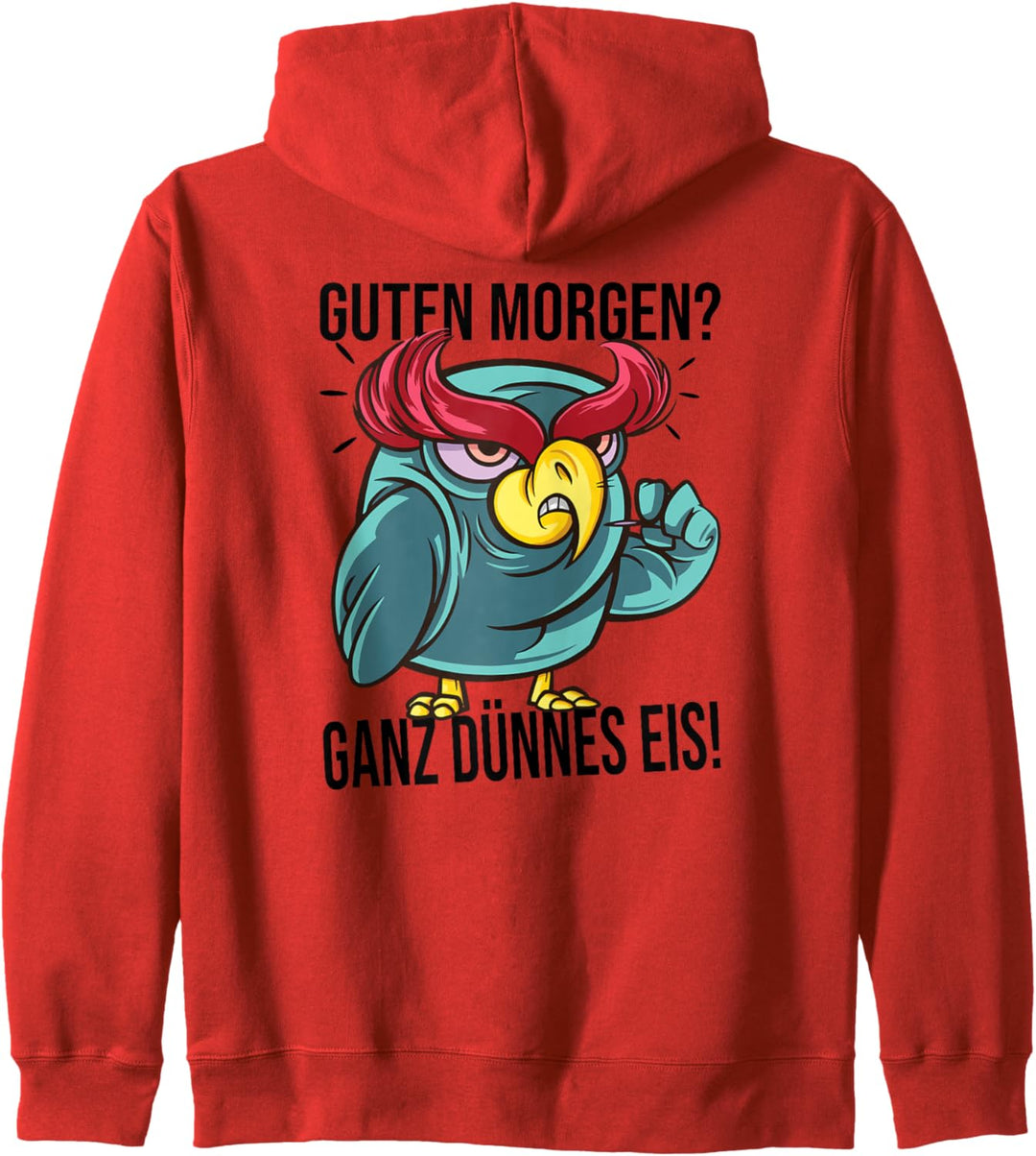 Guten Morgen? Ganz dünnes Eis! Kapuzenjacke