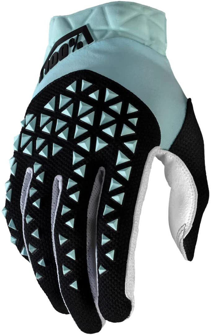 100% Airmatic Handschuhe, Erwachsene (Schwarz/Blau, Mittel) M Schwarz/Blau, M Schwarz/Blau