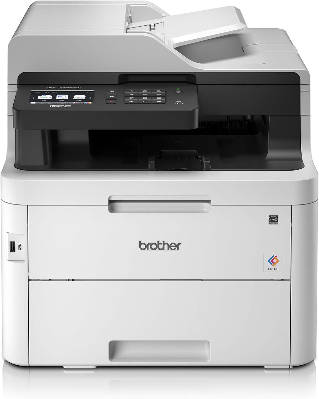 Brother MFC-L3750CDW Kompaktes 4-in-1 Farb-Multifunktionsgerät (24 Seiten/Min.) weiss 24 Seiten/Min.