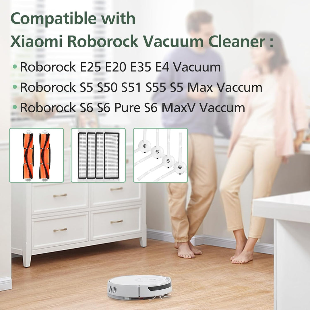 Isincer Ersatzzubehör für XIAOMI MI Robot Vacuum, Roboter Roborock S50 S51 Ersatzteile Bürste & Filt