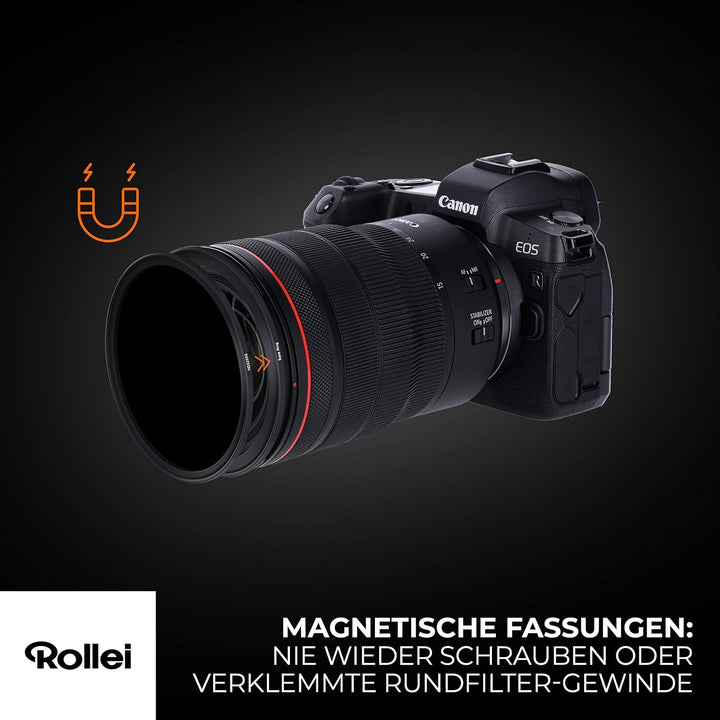 Rollei F:X Pro Magnetischer Graufilter ND-32000 (15 Stopps) MK II 62mm, super kratzfester magnetisch