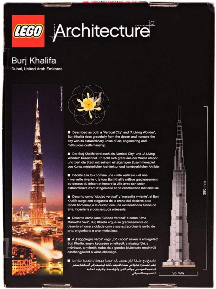 Lego Architecture 21031 - Burj Khalifa, 12 years to 13 years, 333 Stk.