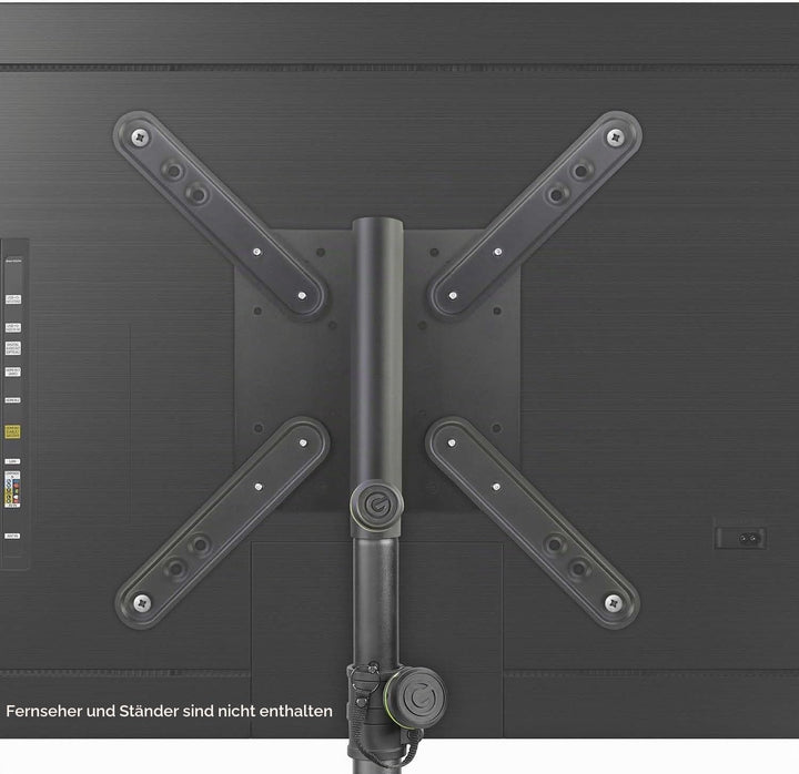 Gravity SA VESA 1 - VESA-Monitorhalterung für 35 mm Stativrohre, Belastbarkeit bis 30 kg, schwarz