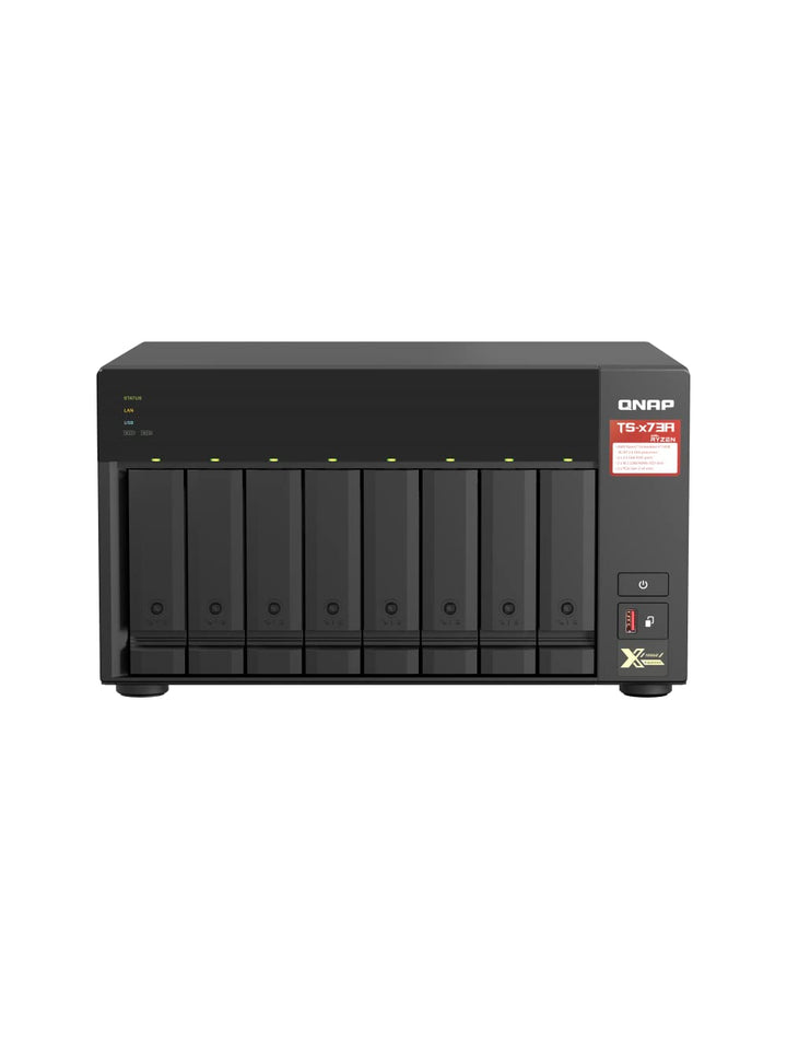 QNAP NAS, no HDD/SSD, AMD Processor | TS-873A-8G, 8-Bay, 8GB RAM, 2.5GbE