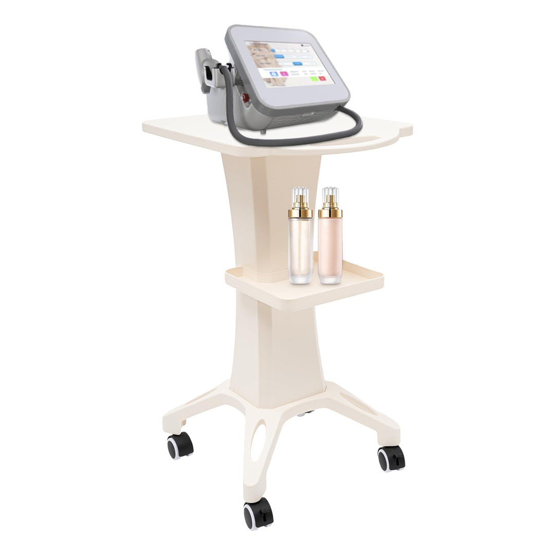 Futchoy Rollwagen 2 Schicht Wheel Gerätewagen Friseur Rollwagen Beauty Salon Spa Instrument Cart für