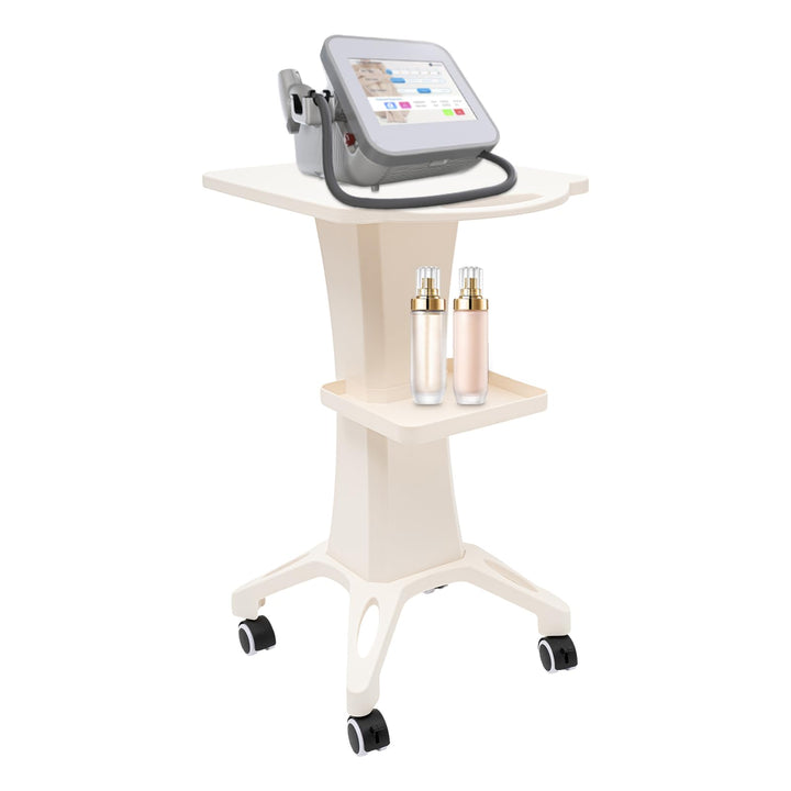 Futchoy Rollwagen 2 Schicht Wheel Gerätewagen Friseur Rollwagen Beauty Salon Spa Instrument Cart für