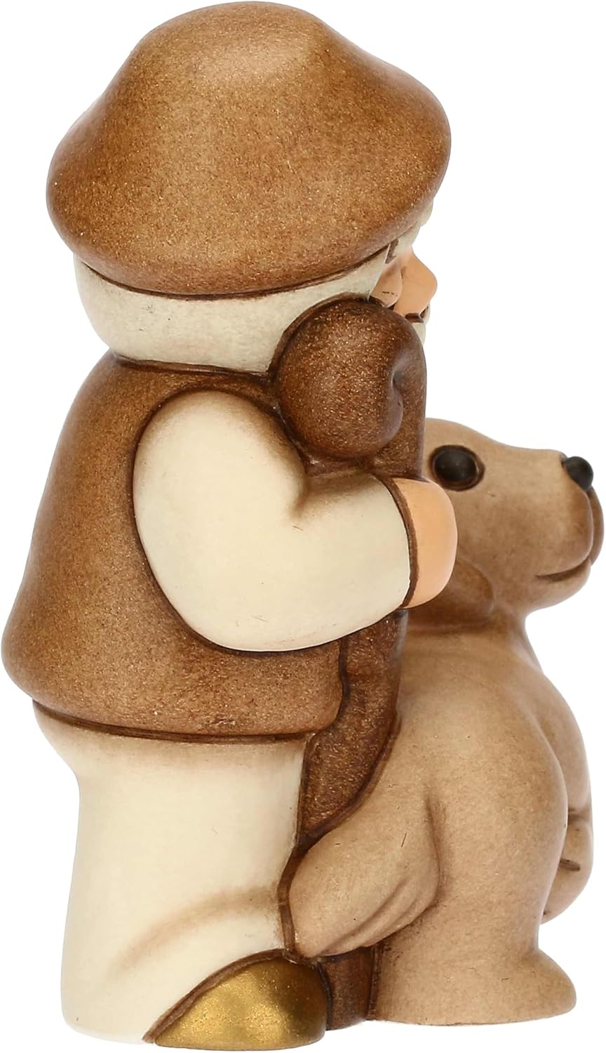 Thun - Hirte mit Hund - Keramik - Kollektion Klassische Krippe - 5,8 x 4,8 x 7,9 cm