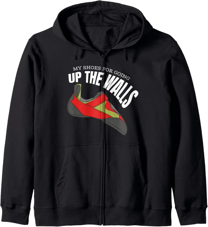 Up The Wall - Bouldern und Klettern Kapuzenjacke