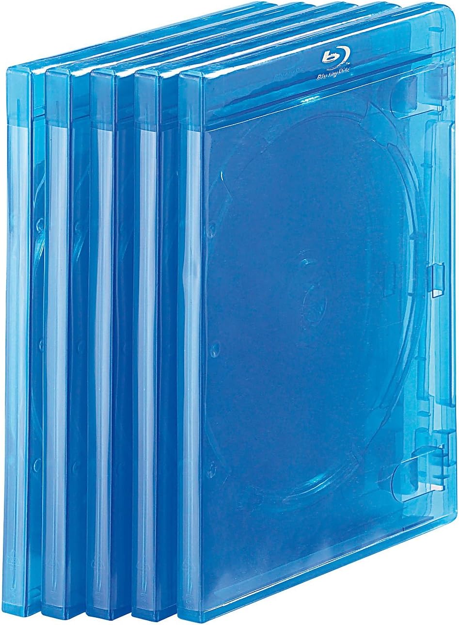 PEARL Blue ray Hülle: Blu-ray Soft-Hüllen blau-transparent im 50er-Pack für 2 Discs (Bluray Cases, L