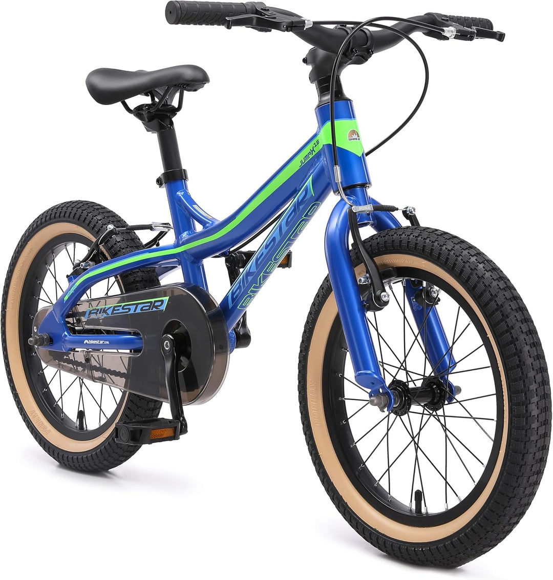 BIKESTAR Kinder Fahrrad Aluminium Mountainbike mit V-Bremse für Mädchen und Jungen ab 4-5 Jahre | 16
