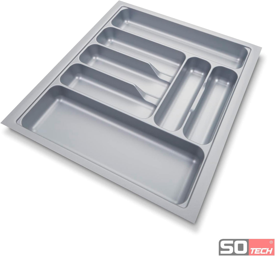 Orga-Box Besteckeinsatz I Besteckkasten 517 x 474 mm für Tandembox+ ModernBox im 60er Schrank 517 x
