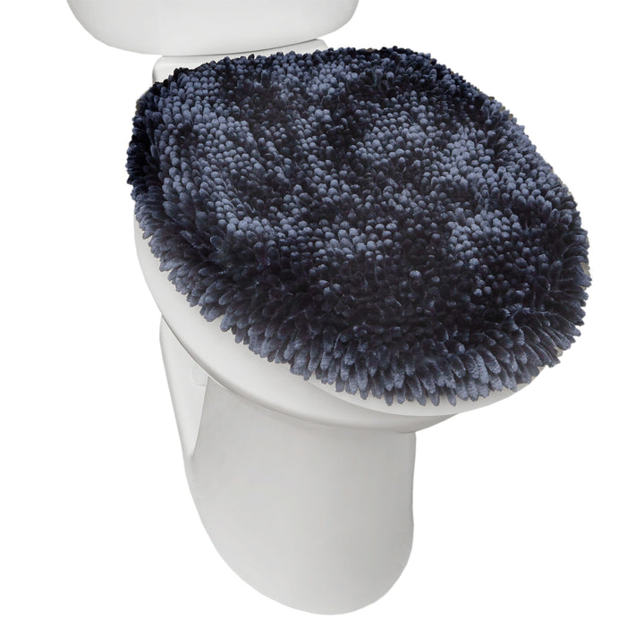 SoHome Spa Step Luxus Plüsch Chenille Shag Maschinenwaschbar Ultra Soft Standard Toilettendeckel Bez