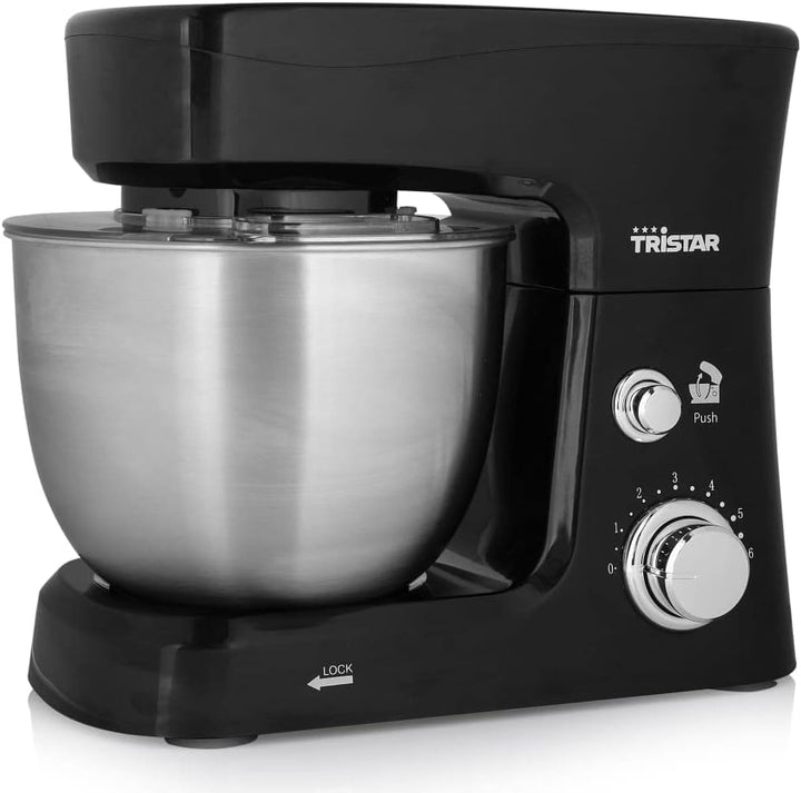 Tristar MX-4830 Küchenmaschine – 3,5 l Fassungsvermögen, 3 Zubehörteile, Schwarz 3,5 Liter, 3,5 Lite