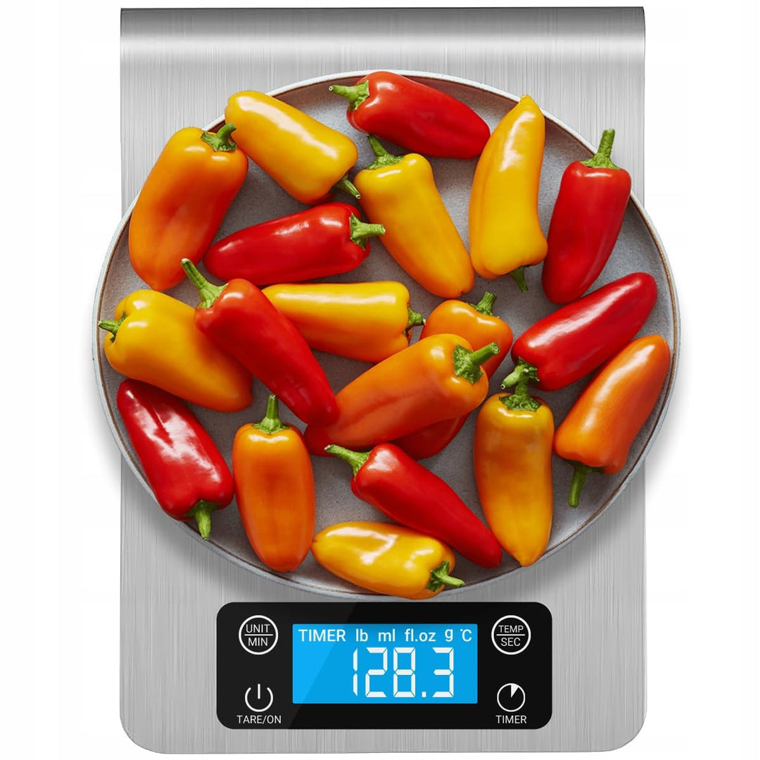 LTC LCD-Küchenwaage WG116 - Wägebereich 0,1-5000 g - Wägegenauigkeit 0,1 g - Masseinheiten g/ml/fl:o