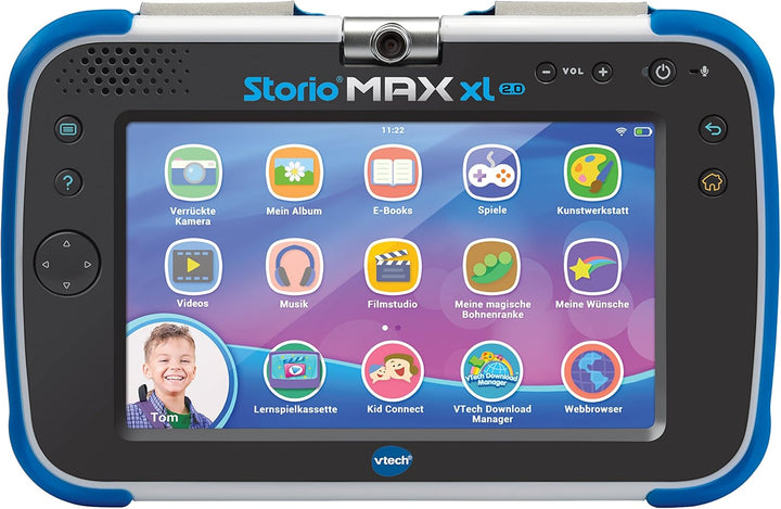 Vtech 80-194604 Storio MAX XL 2.0 Kindertablet, Blau Blau Single, Blau Single