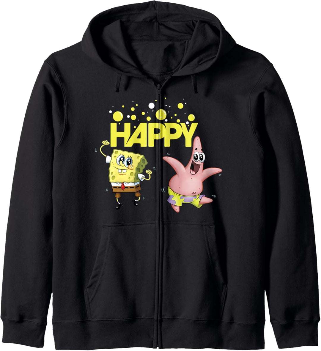 SpongeBob SquarePants Happy Dancing SpongeBob And Patrick Kapuzenjacke
