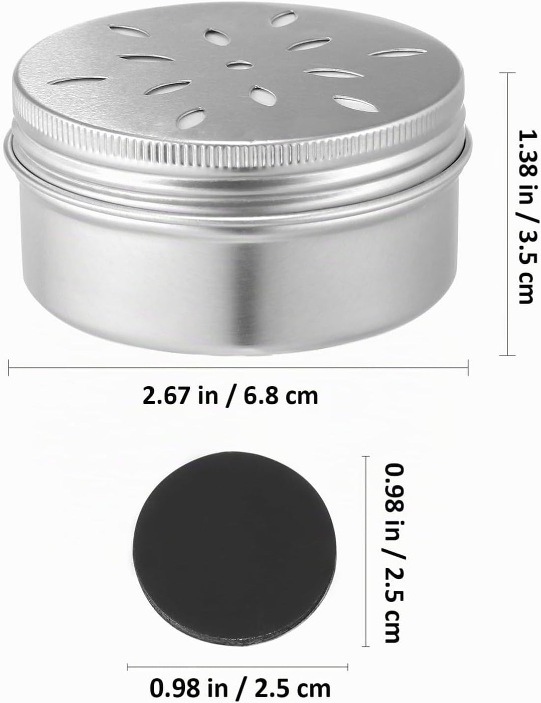 Kisangel Hundeduft Trainingsboxen Mit Magnetpunkten – 10X Geruchsdosen Aus Aluminium 2.7 Zoll Für Na