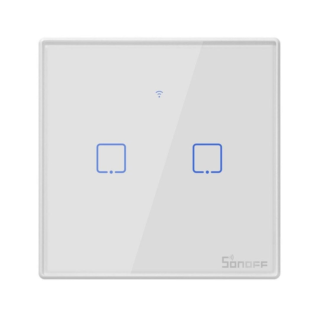 Sonoff Touch-Schalter T2 2C WiFi Marke, weiss, Modern