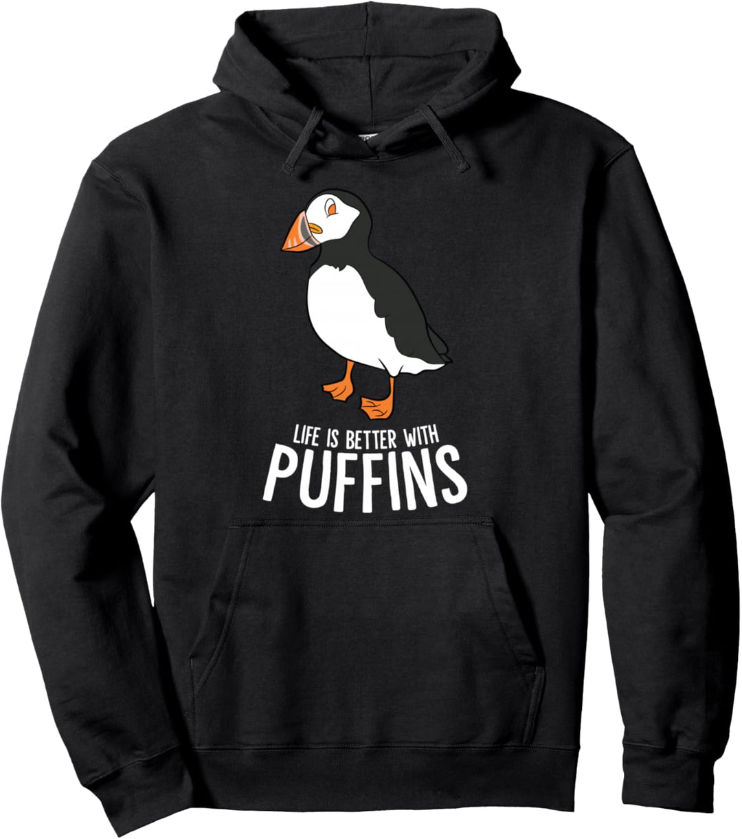 Nur Ein Mädchen Das Papageientaucher Liebt Puffin Papagei Pullover Hoodie