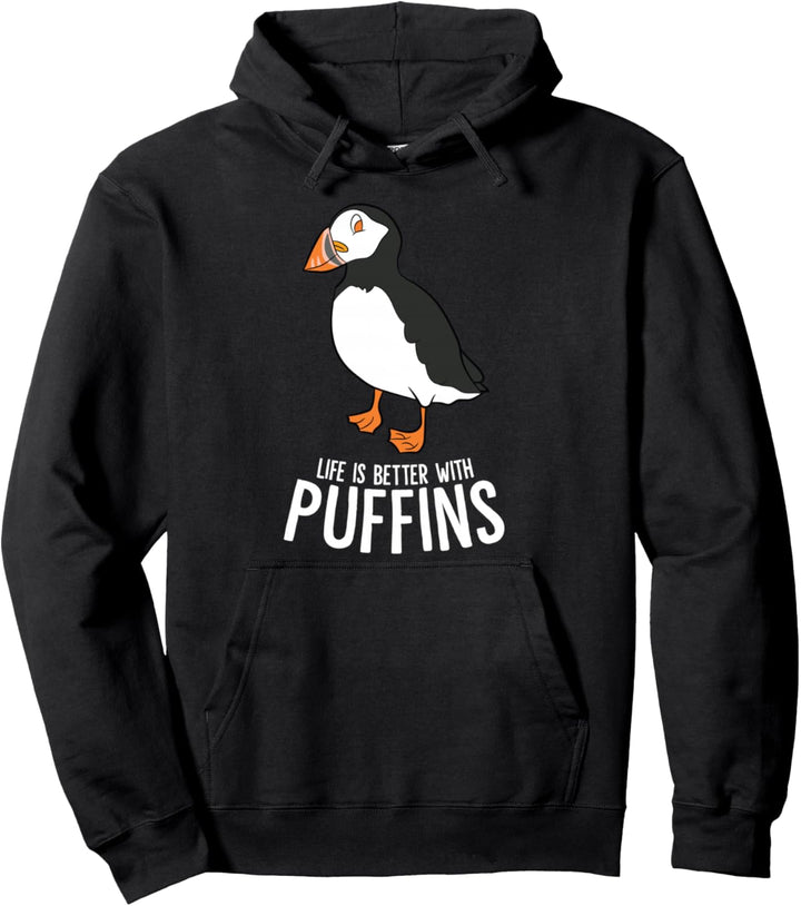 Nur Ein Mädchen Das Papageientaucher Liebt Puffin Papagei Pullover Hoodie