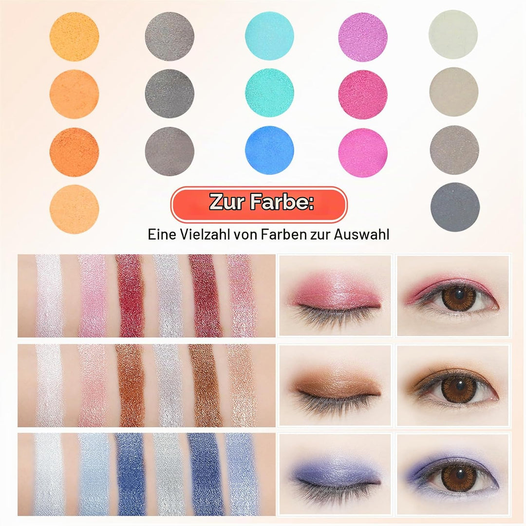 BrilliantDay 148 Farben Lidschatten Palette Contouring Kit Kombination mit Blusher und Press Powder,