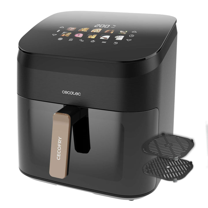 Cecotec Heissluftfritteuse Cecofry&Grill Smokin' 8500 Plus. 2200 W, 8,5 L, 40–200 °C, Integrierter S