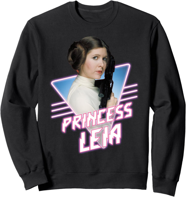 Star Wars Princess Leia Neon Sign Sweatshirt