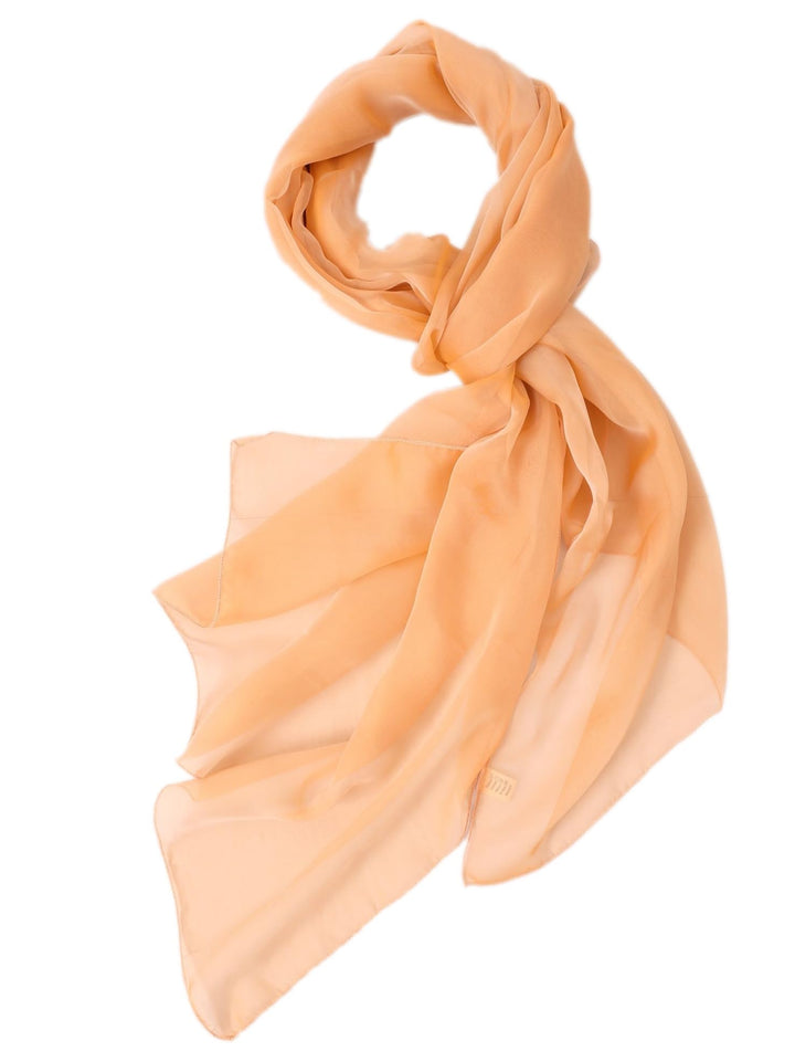 Damen Unifarbe Seidentaft 100% Chiffon Seide festlich Stola Schultertuch Schal für Abendkleider 200