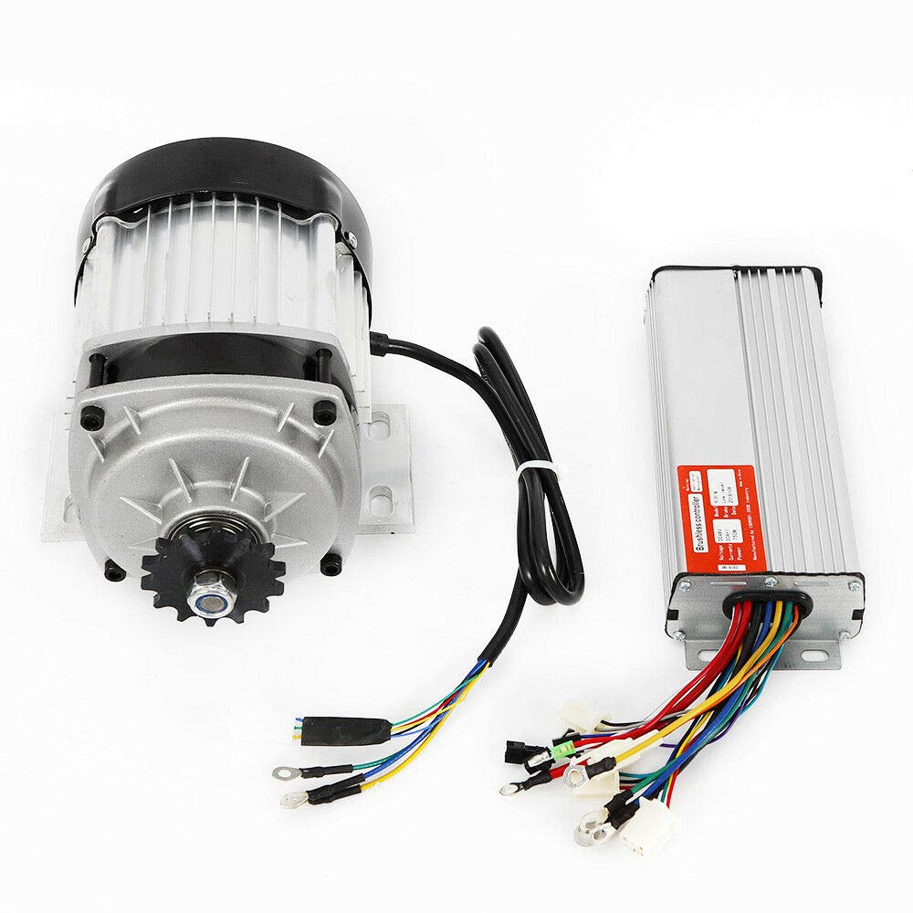 SHIOUCY 48V DC 750W Elektrischer Bürstenloser Motor mit Controller Für Dreirad E-Bike Geeignet für D