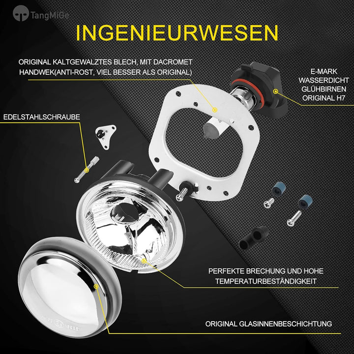 TangMiGe Nebelscheinwerfer für Mercedes Benz W164 W251 V251 R230 C209 C216 A209 S204 W204 W211, (C C