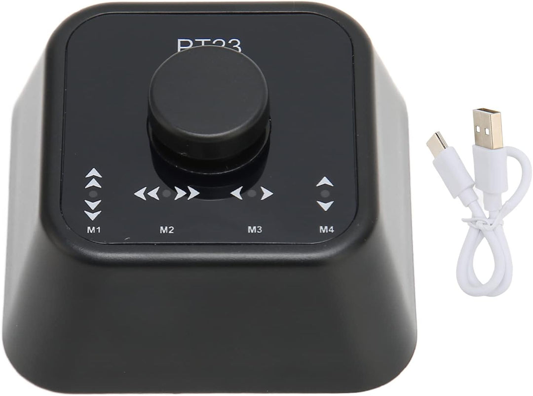 Drahtloses -Multimedia-Pedal für Tablet-Telefon-Page-Turner-Controller (Schwarz), Schwarz