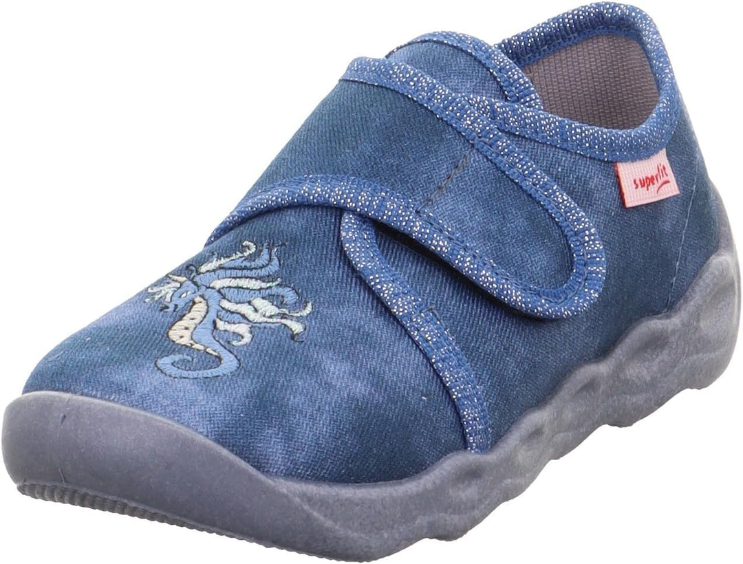 Superfit BUBBLE Hausschuhe 1-006270 Mädchen 23 EU Blau 8030, 23 EU Blau 8030