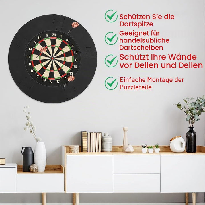 Dart Catchring Surround, 5pcs Dart Surround Auffangring, 45cm Dartscheibe Schutzring, Dartscheibe Wa