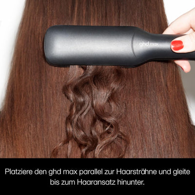 ghd max - professioneller Haarglätter mit breiten Platten für langes, dickes oder lockiges Haar, glä