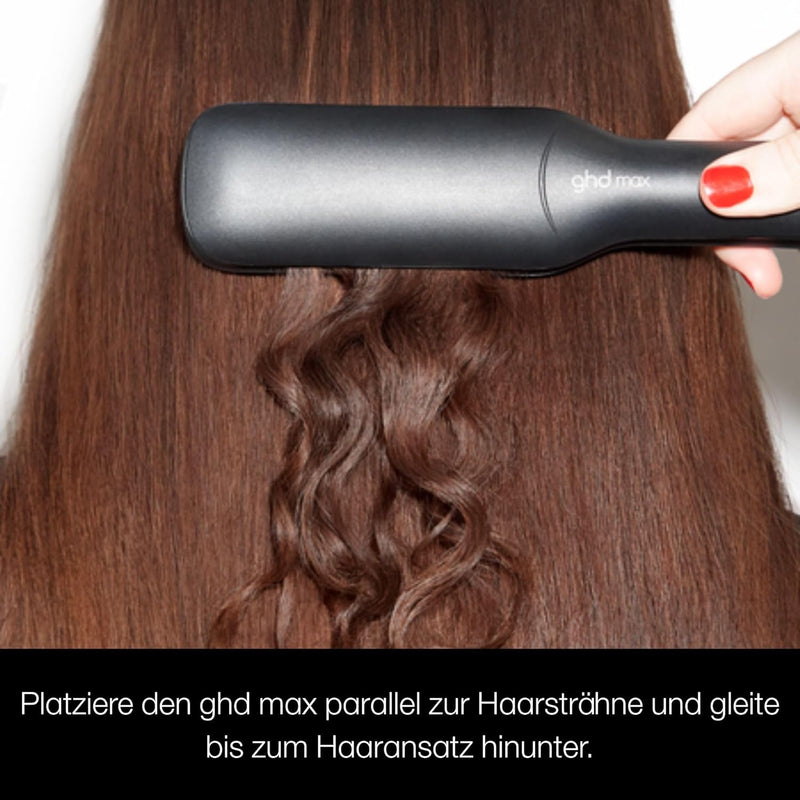 ghd max - professioneller Haarglätter mit breiten Platten für langes, dickes oder lockiges Haar, glä
