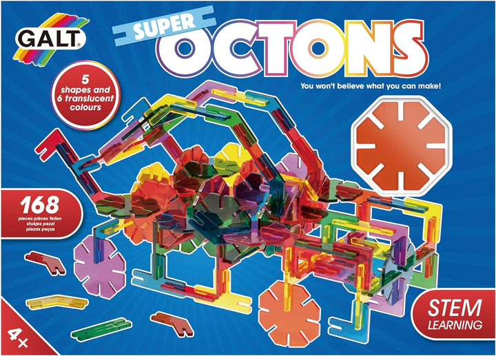Galt Toys, Super Octons, Construction Toy, Ages 4 Years Plus