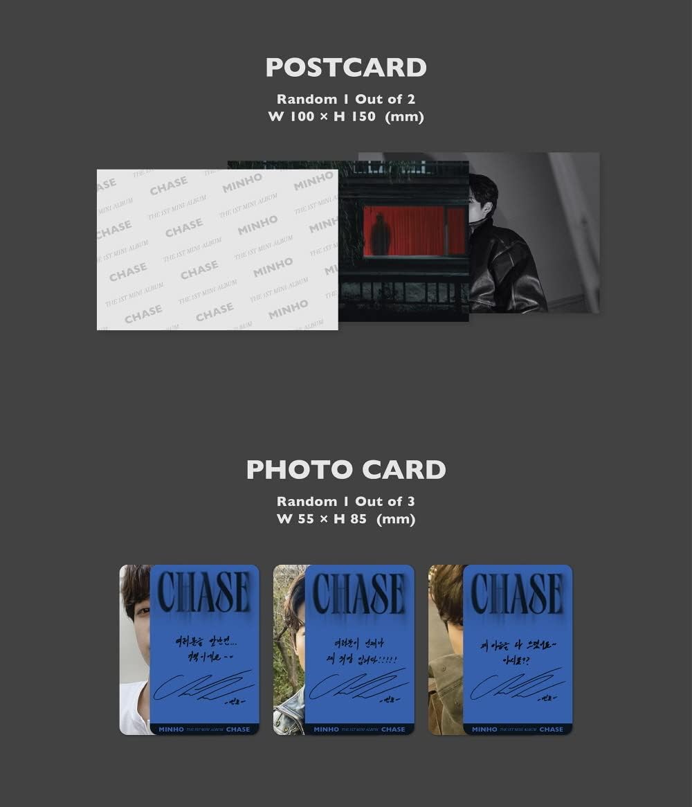 MINHO SHINee - CHASE [Beginning Ver.] Album+Folded Poster