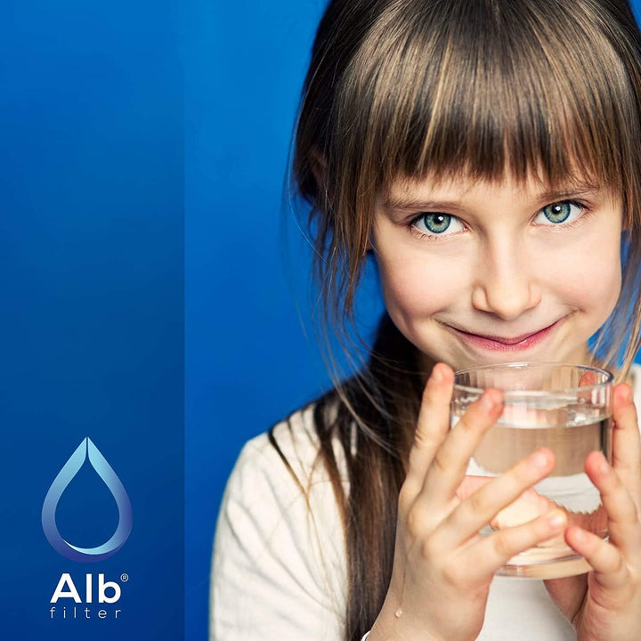 Alb Filter® Active Trinkwasserfilter Ersatzkartusche reduziert Schadstoffe, Schwermetalle, Mikro-Pla