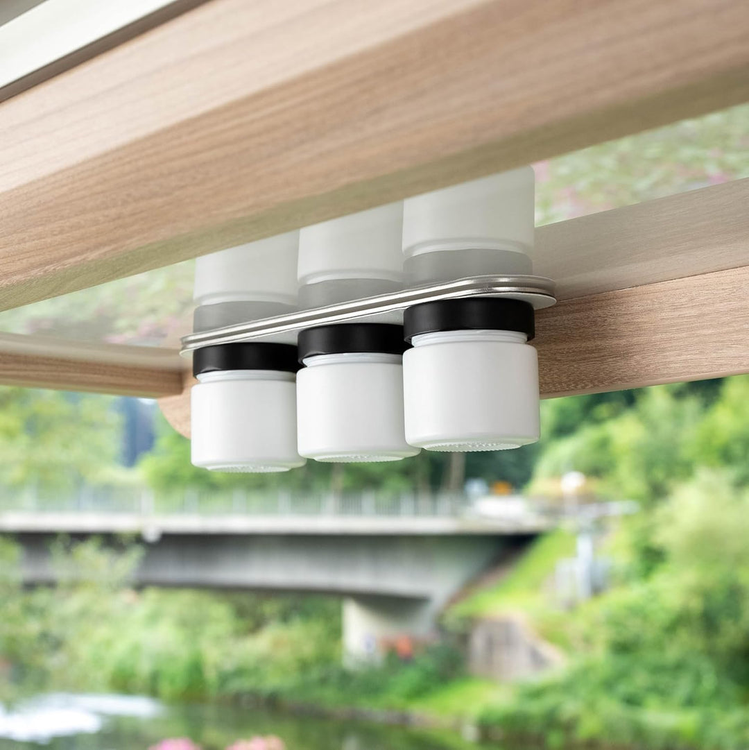 silwy® Feinkost-Magnetgläser 3er-Set (ALL WHITE 125ml)