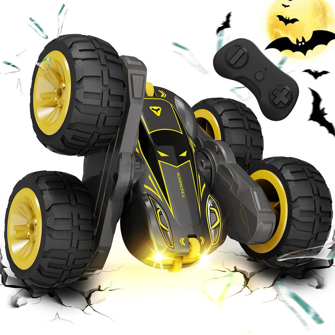 Tecnock 2024 Ferngesteuertes Auto mit 2.4 Ghz Fernbedienung 360°Flip Stunts Rc Auto Monstertruck mit