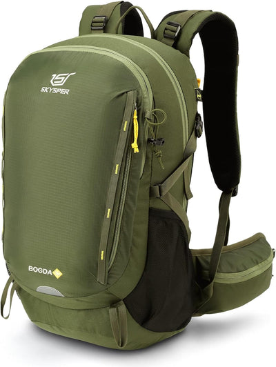 SKYSPER Wanderrucksack 30L/35L Trekkingrucksack Leicht Rucksack mit Rückenbelüftung aus atmungsaktiv