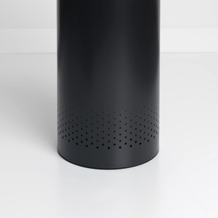 Brabantia Wäschebox mit Korkdeckel, Schwarz, 60 L 60L Wäschebox mit Korkdeckel Matt Black, 60L Wäsch