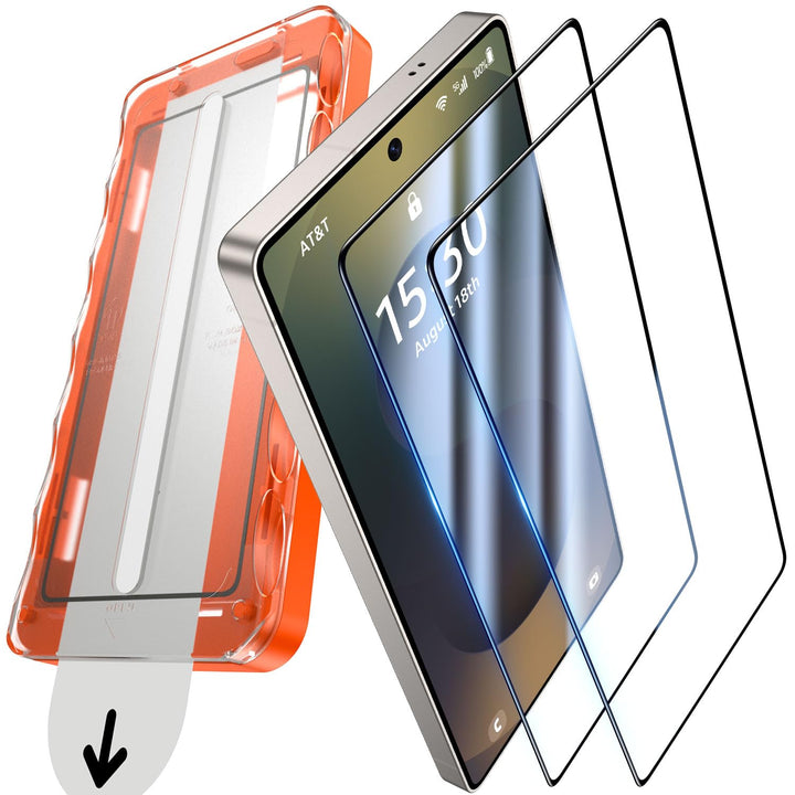 UniqueMe für Samsung Galaxy S25 Ultra für Panzerglas - [Full Screen Displayschutz] Schutzfolie für S