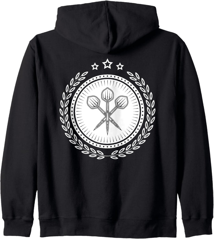 Ehrenkranz mit Dartpfeilen Kapuzenjacke