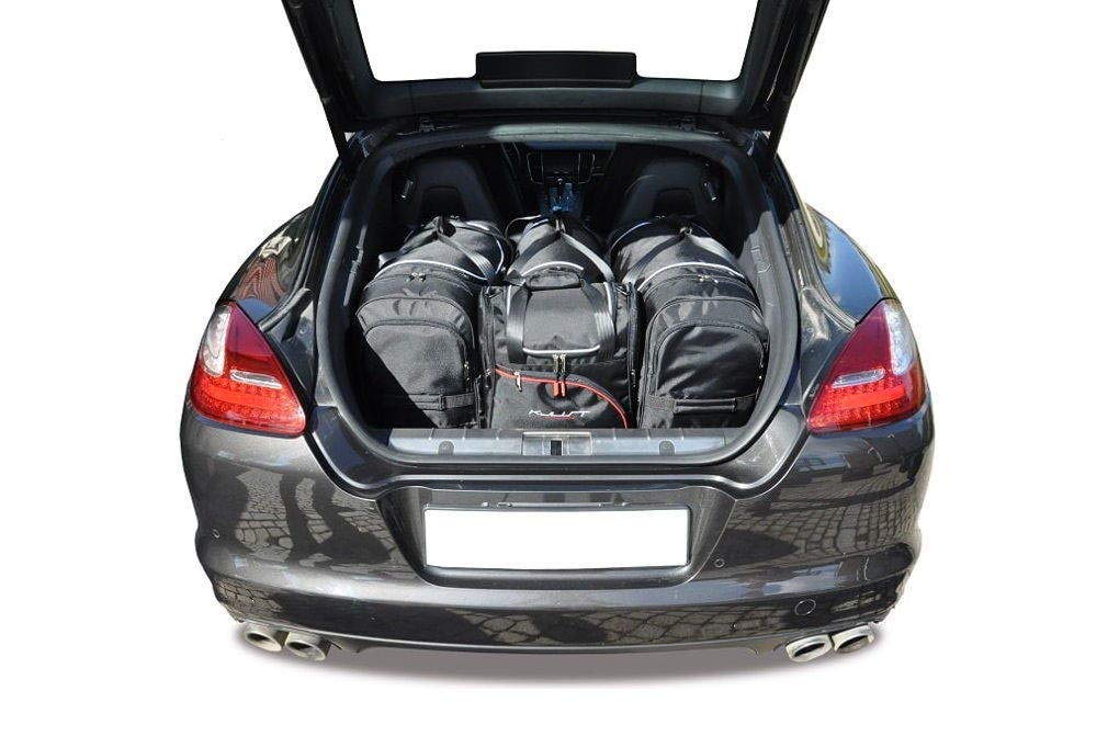 KJUST Kofferraumtaschen 4 STK kompatibel mit Porsche Panamera I (970) 2010-2016