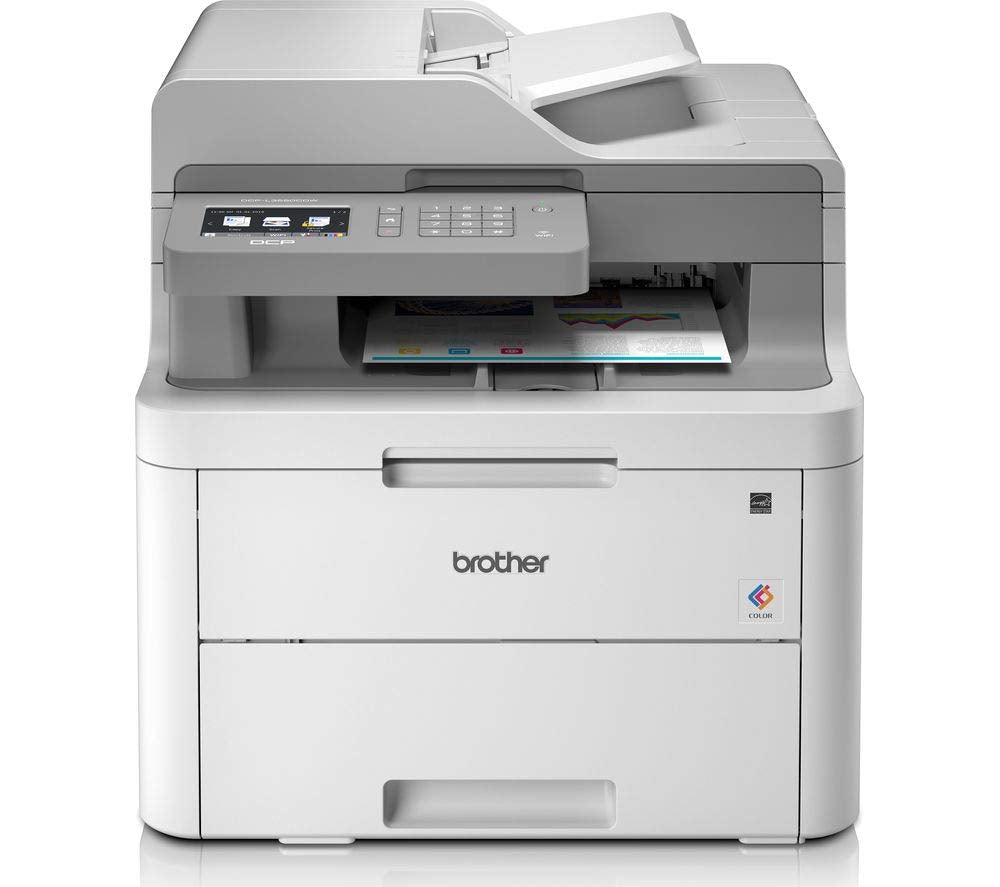BROTHER DCPL3550CDWG1 Multifunktionsdrucker WLAN, LAN, ADF, WLAN, LAN, ADF