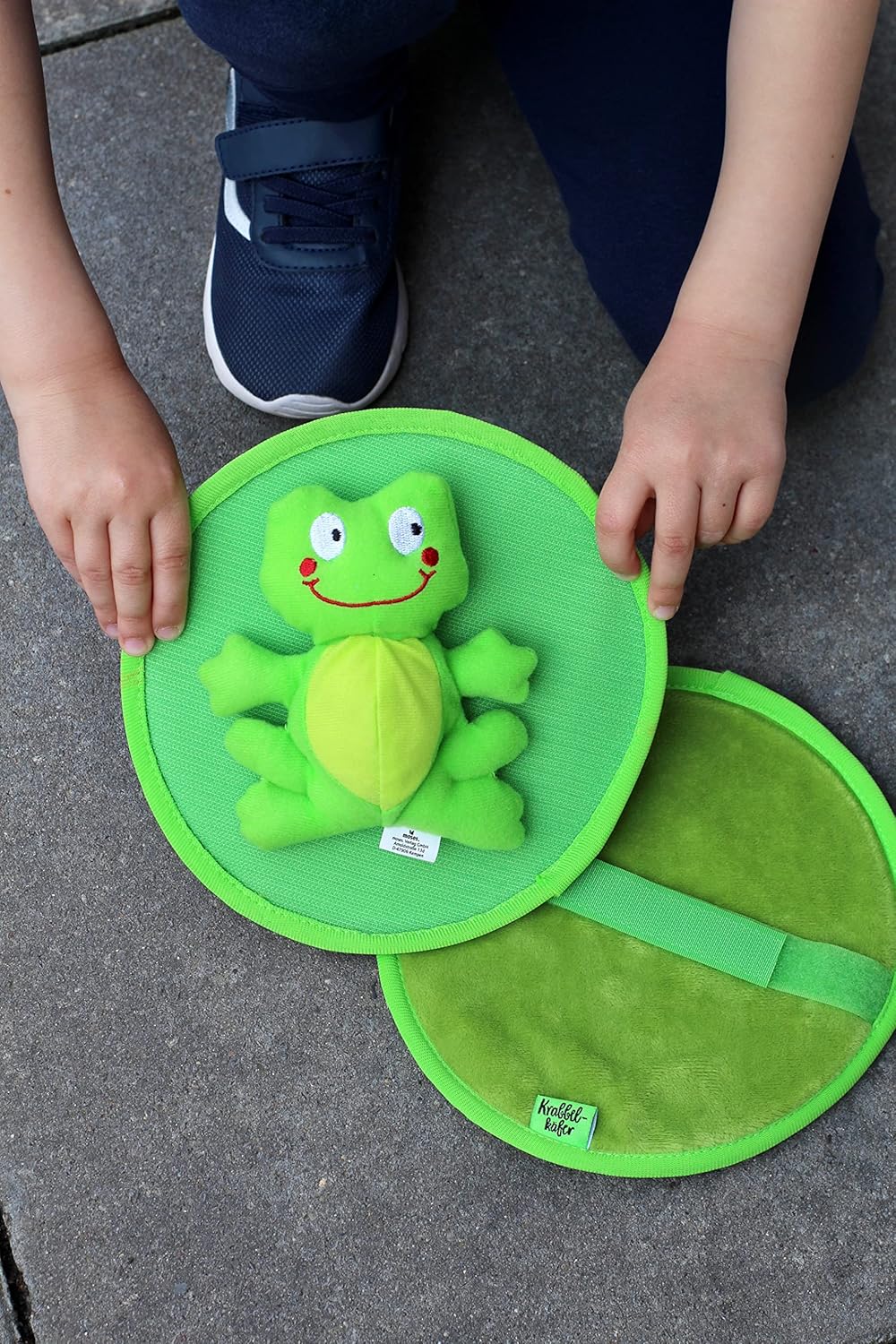 Moses. Krabbelkäfer Klettballspiel – Fang den Frosch, Wurfspiel für Kinder ab 3 Jahren, Kinderspielz